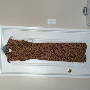 Donna Morgan Dress size 10 leopard print